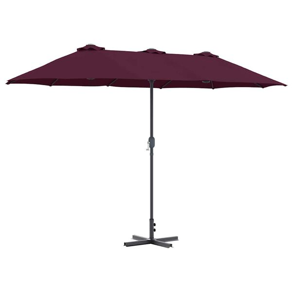 vidaXL Parasol de jardin Bordeaux 370 x 197 x 239 cm