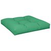 vidaXL Coussins de palette lot de 2 vert tissu