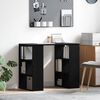 vidaXL Bureau Chêne noir 90 x 50 x 75 cm Bois d'ingénierie