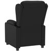 vidaXL Fauteuil inclinable électrique Noir Similicuir