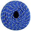 vidaXL Corde de bateau Bleu 8 mm 50 m Polypropylène