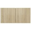 vidaXL Meuble TV suspendu Ch&ecirc;ne sonoma 60x30x30 cm