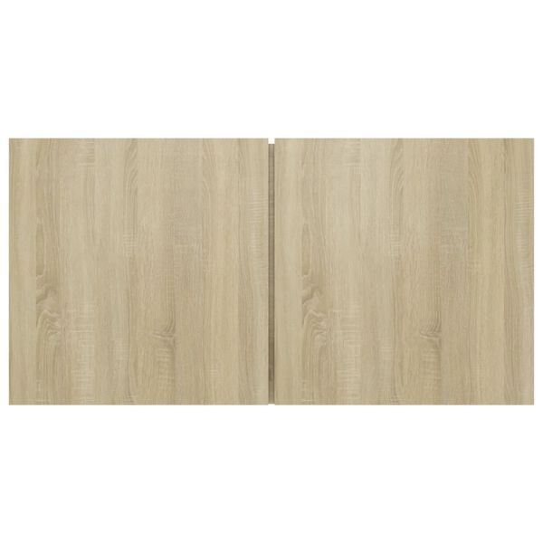 vidaXL Meuble TV suspendu Ch&ecirc;ne sonoma 60x30x30 cm