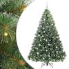 vidaXL Sapin de No&euml;l artificiel avec 300 LED Vert 210 cm PE et PVC