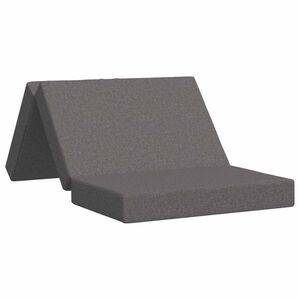 vidaXL Canap&eacute;-lit pliable 80 x 67 x 45 cm Gris clair