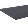 vidaXL &Eacute;tag&egrave;re flottante 2 pcs Anthracite 80 x 18 x 2,5 cm Acier