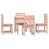 vidaXL Ensemble à manger de jardin 5 pcs bois massif Douglas