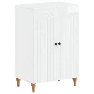 vidaXL Cabinet &agrave; chaussures ALKMAAR 59,5 x 39,5 x 90 cm Blanc brillant
