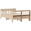 vidaXL Cadre de lit sans matelas 140x200 cm bois massif de pin