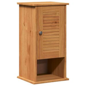vidaXL Armoire de salle de bain avec porte VIGO Marron et Marron Miel