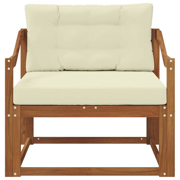 vidaXL Sofa de milieu ext&eacute;rieur Bois d'Acacia Massif Naturel