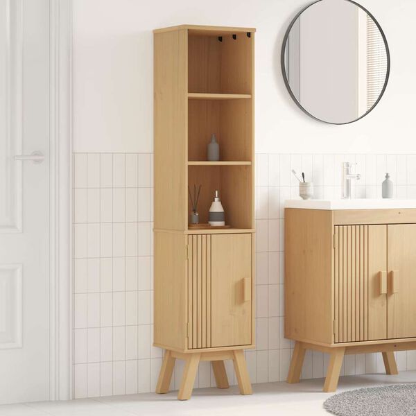 vidaXL Armoire de salle de bain Olden Marron 35 x 30 x 159 cm