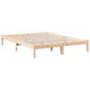 vidaXL Cadre de lit extra long sans matelas 140x210 cm bois massif pin