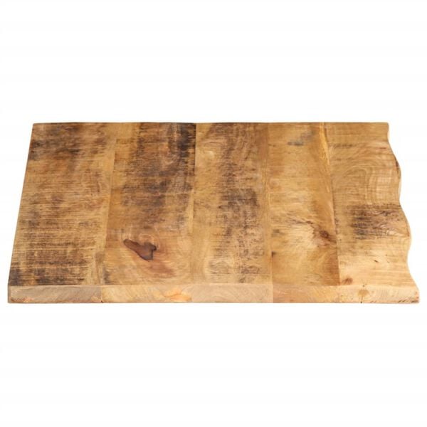 vidaXL Dessus de table 70x60x3,8 cm bord vif bois massif manguier brut