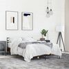 vidaXL Cadre de lit sans matelas ch&ecirc;ne fum&eacute; 140x190 cm