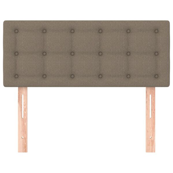 vidaXL T&ecirc;te de lit Taupe 100x5x78/88 cm Tissu