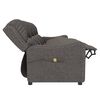 vidaXL Fauteuil de massage inclinable à 4 places gris clair tissu