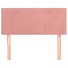 vidaXL T&ecirc;te de lit Rose 100x5x78/88 cm Velours