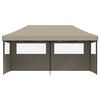 vidaXL Tente de f&ecirc;te Taupe 292 x 580 x 315 cm Tissu Oxford