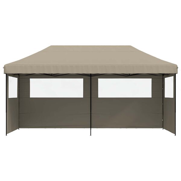 vidaXL Tente de f&ecirc;te Taupe 292 x 580 x 315 cm Tissu Oxford