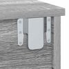 vidaXL Table de chevet Gris Sonoma 40 x 31 x 15 cm Bois d'ing&eacute;nierie