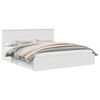 vidaXL Lit de Rangement R&eacute;glable Blanc 180 x 200 cm Bois d'ing&eacute;nierie