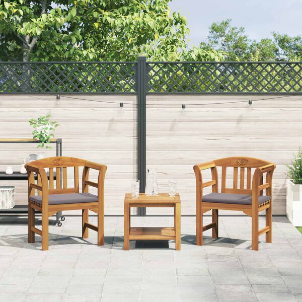 vidaXL Banc rose Naturel 68,5 x 46 x 82,5 cm Bois d'Acacia Massif