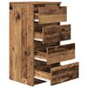 vidaXL Buffet vieux bois 37,5x35x76 cm bois d'ing&eacute;nierie