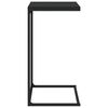 vidaXL Table d'appoint Noir 55x35x66 cm Bois d'ing&eacute;nierie