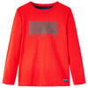vidaXL T-shirt enfants &agrave; manches longues rouge 104