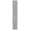 vidaXL Biblioth&egrave;que sonoma gris 72x20x120 cm bois d'ing&eacute;nierie
