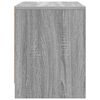 vidaXL Table de chevet Sonoma gris 45x34x44,5 cm bois d'ing&eacute;nierie