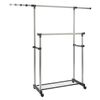 Practo Home Porte-v&ecirc;tements r&eacute;glable avec doubles cintres