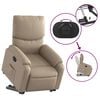 vidaXL Fauteuil inclinable &eacute;lectrique cappuccino similicuir