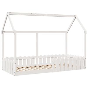 vidaXL Cadre de lit d'enfants forme de maison sans matelas 90x200 cm