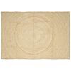 vidaXL Tapis de zone Blanc 200 x 290 cm Jute