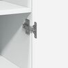 vidaXL Armoire de rangement mince blanc 45x42,5x225 cm