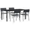 vidaXL Ensemble de meubles d'ext&eacute;rieur 5 pc Anthracite
