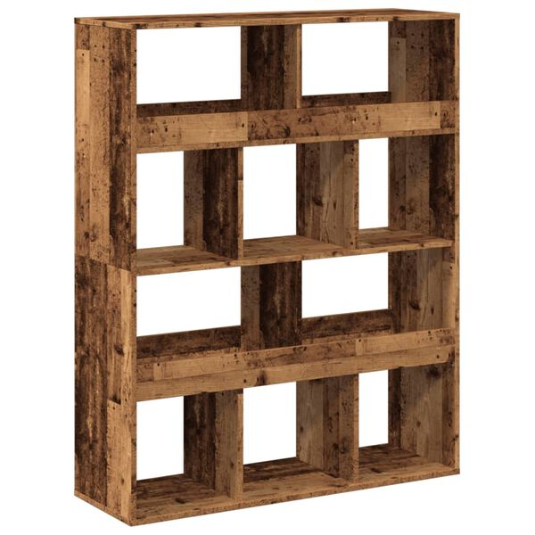 vidaXL Biblioth&egrave;que vieux bois 100x33x125,5 cm bois d'ing&eacute;nierie