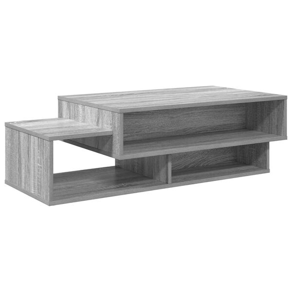vidaXL Table basse Gris Sonoma 105 x 50 x 32,5 cm Bois d'ing&eacute;nierie