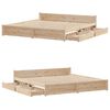 vidaXL Cadre de lit sans matelas 180x200 cm bois massif de pin