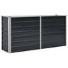 vidaXL Lit sur&eacute;lev&eacute; de jardin Anthracite 160x40x77 cm Acier galvanis&eacute;