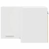 vidaXL Armoire suspendue Blanc 57 x 57 x 40 cm Bois d'ing&eacute;nierie