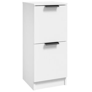 vidaXL Buffet Blanc 30x30x70 cm Bois d'ing&eacute;nierie
