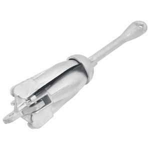 vidaXL Ancre pliable argenté 6 kg fonte galvanisée à chaud