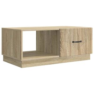 vidaXL Table basse Ch&ecirc;ne Sonoma 90 x 50 x 37 cm Bois d'ing&eacute;nierie