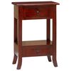 vidaXL Table console Marron 50 x 29,5 x 76 cm Bois de Mahogany Massif