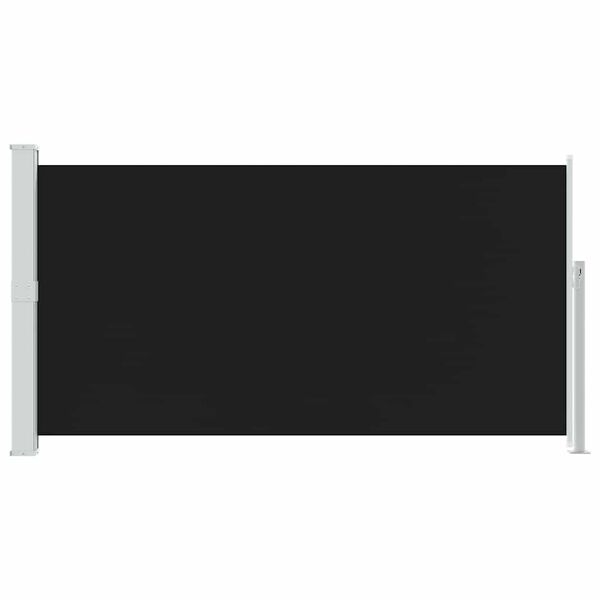 vidaXL Auvent lat&eacute;ral r&eacute;tractable de patio 170x300 cm Noir