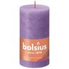 Bolsius Bougies pilier rustiques Shine 4 pcs 130x68 mm Violet vibrant