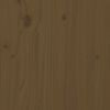vidaXL Table basse Marron miel 100x50x35 cm Bois massif de pin
